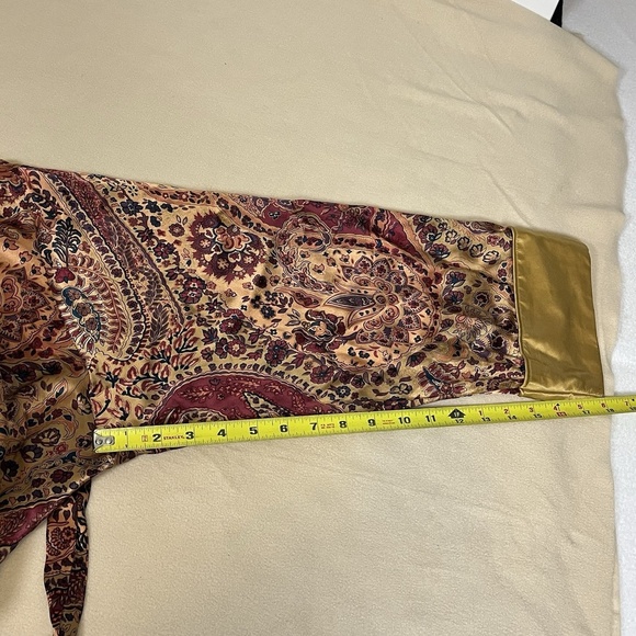 Vintage 1990s Victorias Secret Gold Label Silk Robe Lingerie - Picture 8 of 15